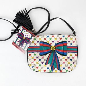 Brighton Women's Heart Graphic Crossbody Bag NWT